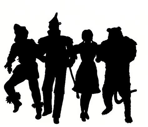 wizard of oz silhouette images.